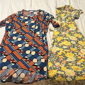 Two lularoe tunics/dresses